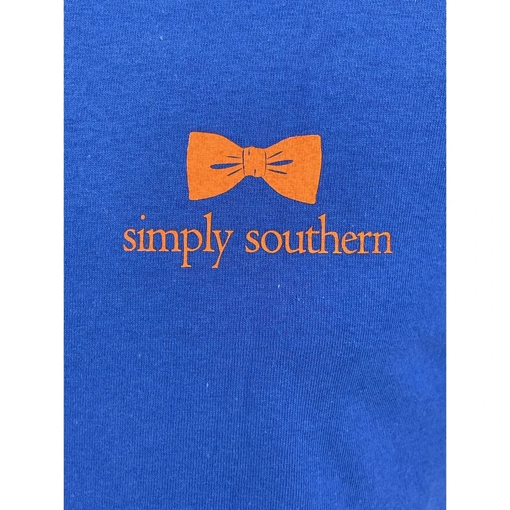 NWT Simply Southern Royal Tailgate w/ The Best Cotton Tee Size Gators Medium